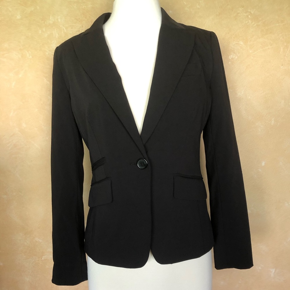 apostrophe essential black blazer 6p